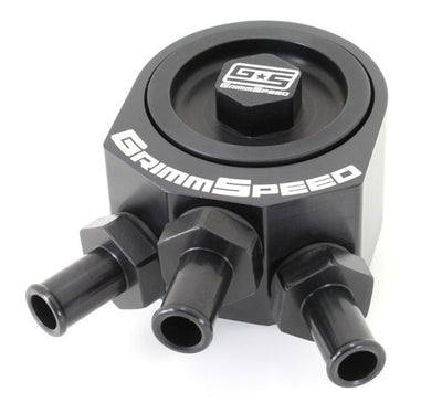 GrimmSpeed 08-10+ WRX / 05-09 LGT RED Air Oil Separator