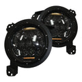 Iron Cross 18-19 Jeep Wrangler JL Replacement LED Headlight (RGB Accent)