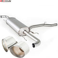 Remus 2022+ Subaru BRZ/Toyota GR86/ 2017 Alfa Romeo Stelvio Q4 2.0 127mm Angled Chrome Tail Pipe Set