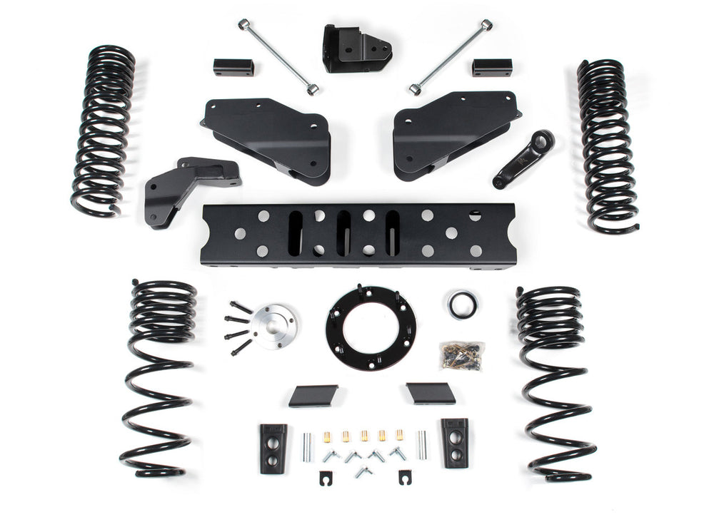 Zone Offroad 19-22 Ram 2500 6.5 Radius Arm Brkt - 4.5 Rear Coils - Diesel - 6-Blt T-Case - No Shocks