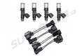 Injector Dynamics ID1050X Injectors WRX-16B Bottom Adaptors 11mm (Red) Adaptors (Set of 4)