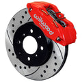 Wilwood DPHA Front Caliper & Rotor Kit Drill Red Honda / Acura w/ 262mm OE Rotor