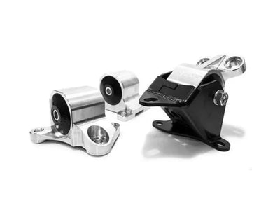 Innovative 96-00 Civic B/D Series Black Aluminum Mounts Solid Bushings (3 Bolt)