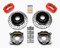 Wilwood Forged Dynalite P/S Park Brake Kit Drilled Red 93-97 Camaro/Firebird