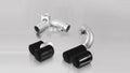 Remus 2012 BMW 3 Series F30/F31 2.0L (B48B20) Axle Back Exhaust w/Chrome Tail Pipe Set