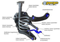 SuperPro 2008 Subaru Impreza WRX Front Sway Bar Kit - 24mm Adjustable