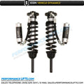 2005-2023 Toyota Tacoma 2.5 Vs Extended Travel Remote Reservoir W/ CDCV Coilover Kit 700 Lbs/In Coils Icon Vehicle Dynamics