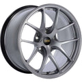 BBS RI-A 18x10.5 5x120 ET37 Diamond Silver Wheel -82mm PFS/Clip Required