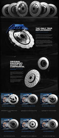 SHW 04-06 Audi TT Quattro 3.2L Right Front Smooth Lightweight Brake Rotor (8N0615302B)