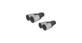 Remus 2006 Peugeot 207 3 & 5 Door 1.4L Hdi/1.6L Hdi 76mm Straight Cut Chromed Tail Pipe Set (Pair)