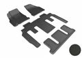 3D MAXpider 2007-2017 GMC Acadia/Acadia Limited Kagu 1st & 2nd & 3rd Row Floormats - Black