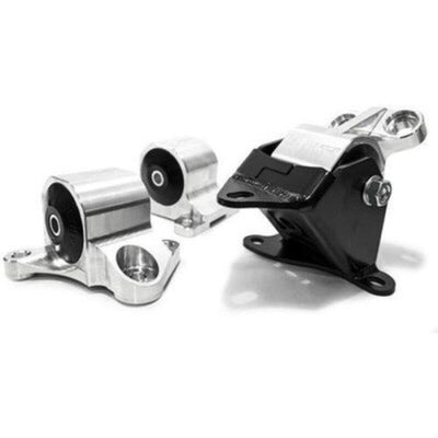Innovative 96-00 Civic B/D Series Black Steel Mounts 95A Bushings (2 Bolt)