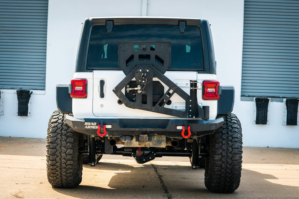Road Armor 18-21 Jeep Wrangler JL Stealth Wide Rear Fender Flare Body Armor - Tex Blk