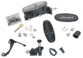 Wilwood HV Tandem M/C Kit w L/H Bracket & Prop Valve - 15/16in Bore-W/Pushrod - Early Mustang