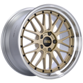 BBS LM 19x9 5x114.3 ET38 Gold Center Diamond Cut Lip Wheel - 82mm PFS/Clip Required