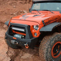 Rock Slide 07-18 Jeep JK 2-4 Door Rigid Shorty Front Bumper / Complete With Winch Plate