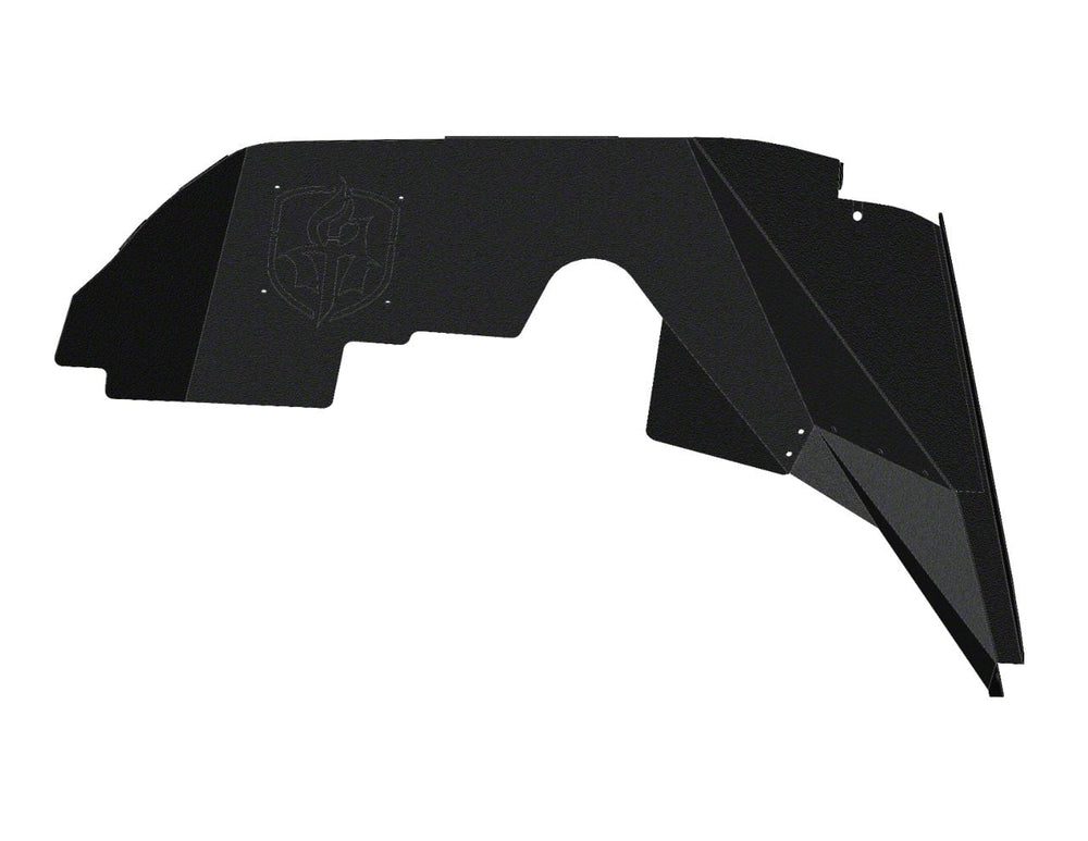 Road Armor 18-20 Jeep Wrangler JL Stealth Front Fender Liner Body Armor - Black Steel