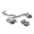 Remus 2014 Seat Leon Cupra 142x72mm Angled/Angled Chromed Tail Pipe Set
