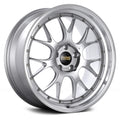 BBS LM-R 19x8.5 5x130 ET55 CB71.6 Diamond Silver Center Diamond Cut Lip Wheel