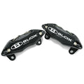 BLOX Racing Forged 4 Piston Calipers and Pads (Fits Honda/Acura 262mm Rotors)