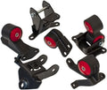 Innovative 06-11 Civic K-Series Black Steel Mounts 85A Bushings (Not K24 Trans)