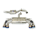 Invidia 18-21 Volkswagen Golf MK7.5 Valved Q300 Rolled Titanium Tip Cat-Back Exhaust