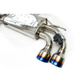 Invidia 18-21 Volkswagen Golf MK7.5 Valved Q300 Rolled Titanium Tip Cat-Back Exhaust