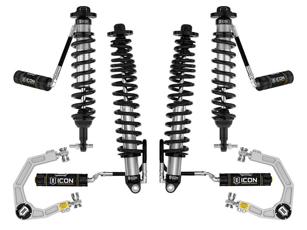 2021-2023 Ford Bronco Non-Sasquatch 3-4 Inch Lift Stage 4 Suspension System Billet Icon Vehicle Dynamics