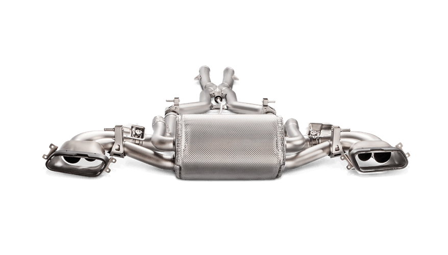 Akrapovic 2020 Mercedes-AMG GLS 63 (X167) Evolution Line Cat Back (Titanium) w/ Carbon Tips