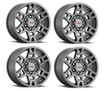 17-Inch 6x139.7 Matte Gray Alloy Wheel