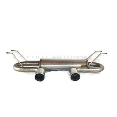 Sport Rear Muffler Stainless Steel Dual 91mm Tips