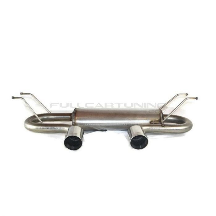 Sport Rear Muffler Stainless Steel Dual 91mm Tips