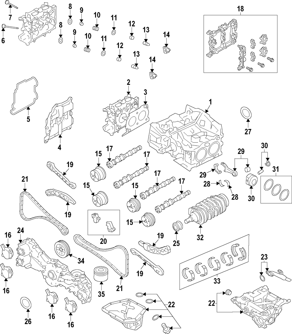 2.4L Exhaust Camshaft