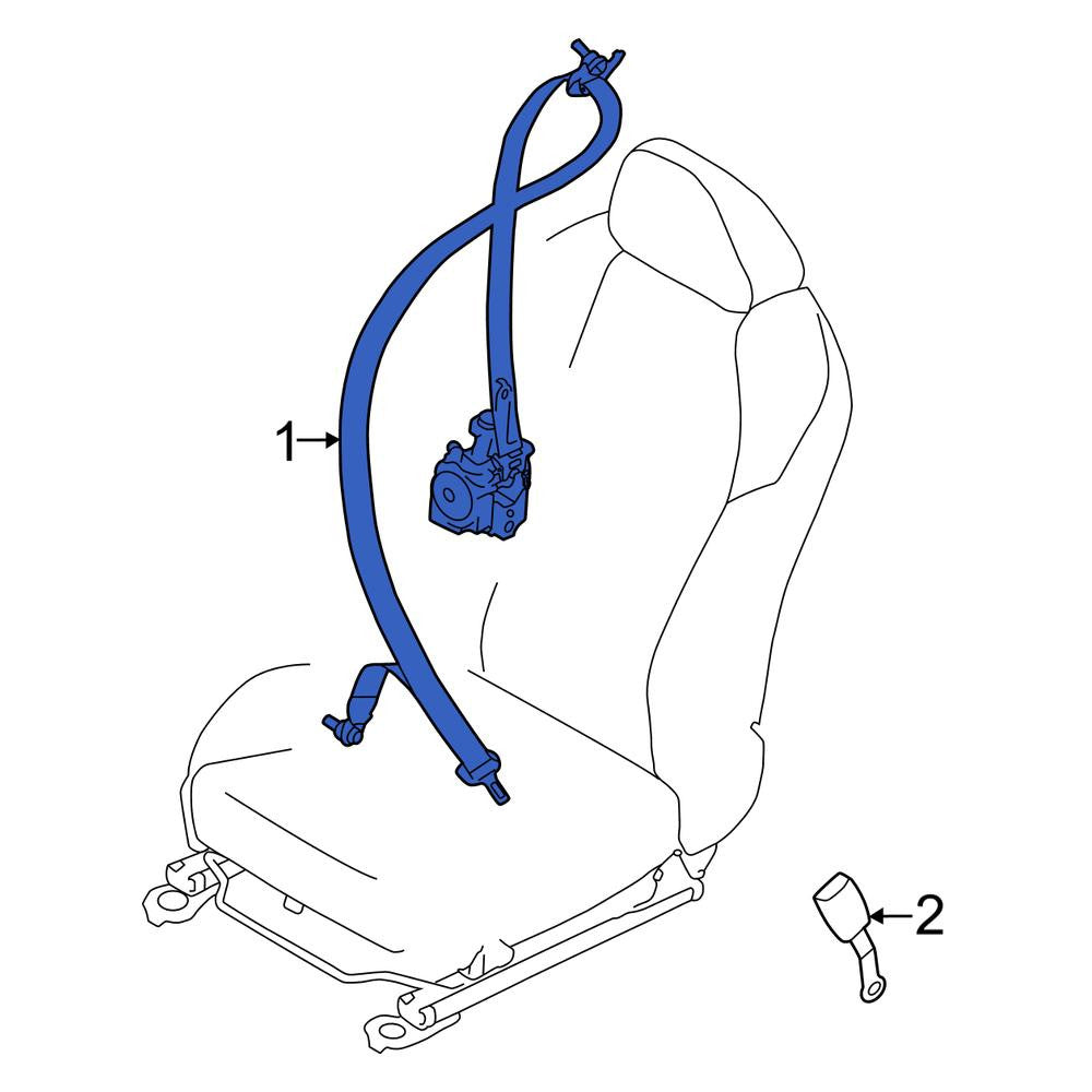 Front Left Seat Belt