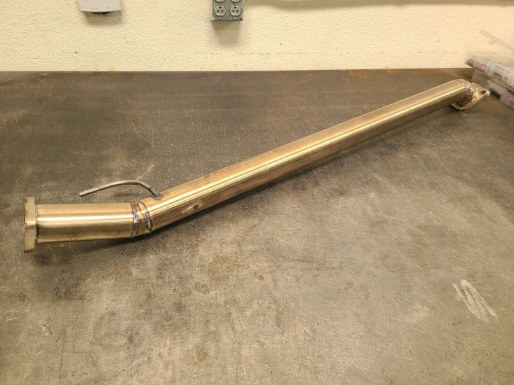 2.5-Inch Stainless Steel Secondary Downpipe