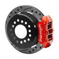 Wilwood Dynapro Low-Profile 11.00in P-Brake Kit Dust Seal 2.36in Offset - Drilled Red