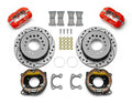 Wilwood Dynapro Low-Profile 11.00in P-Brake Kit Dust Seal 2.36in Offset - Drilled Red