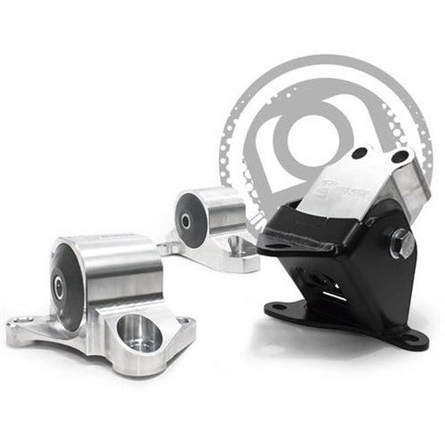 Innovative 96-00 Civic B/D Series Silver Aluminum Mounts Solid Bushings (3 Bolt)