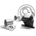 Innovative 96-00 Civic B/D Series Silver Aluminum Mounts Solid Bushings (3 Bolt)