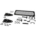 Kentrol 78-95 Jeep CJ/Wrangler YJ Hood Kit - Powdercoat Black