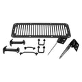 Kentrol 78-95 Jeep CJ/Wrangler YJ Hood Kit - Powdercoat Black