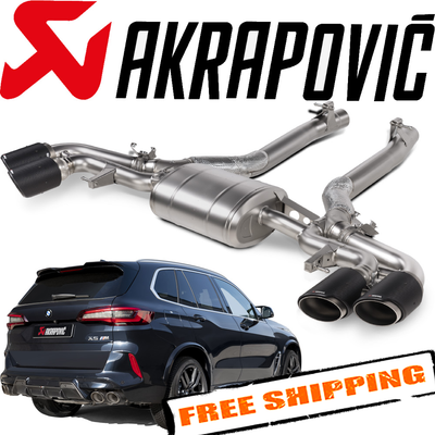 Akrapovic 2021 BMW M8/M8 Competition (F93) Evolution Line Cat Back (Titanium) w/Carbon Tips