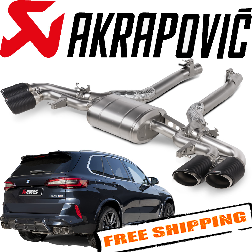 Akrapovic 2021 BMW M8/M8 Competition (F93) Evolution Line Cat Back (Titanium) w/Carbon Tips