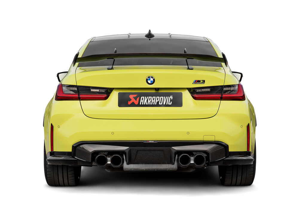 Akrapovic 2021+ BMW M3 (G80)/M4 (G82) Rear Carbon Fiber Diffuser - High Gloss