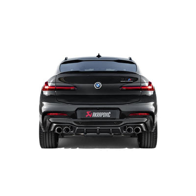 Akrapovic 2019+ BMW X4M Rear Carbon Fiber Diffuser - High Gloss