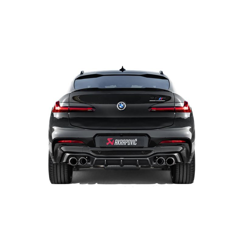 Akrapovic 2019+ BMW X4M Rear Carbon Fiber Diffuser - High Gloss