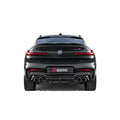 Akrapovic 2019+ BMW X4M Rear Carbon Fiber Diffuser - High Gloss