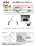 HKS Hi-Power SPEC-L2 GRB/GRF EJ20