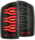 AlphaRex 07-13 Toyota Tundra LUXX-Series LED Tail Lights Alpha-Black