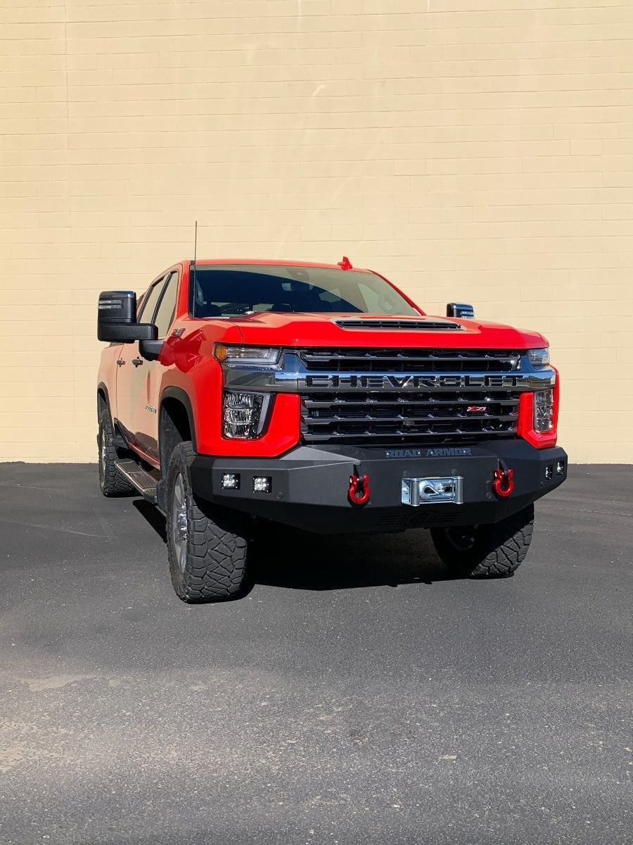 Road Armor 2020 Chevy 2500HD/3500HD Stealth Front Non-Winch Bumper - Tex Blk